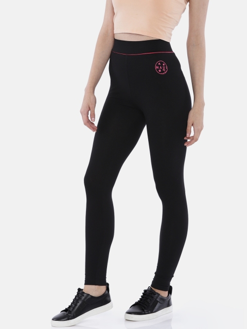

OVS Women Black Solid Tights