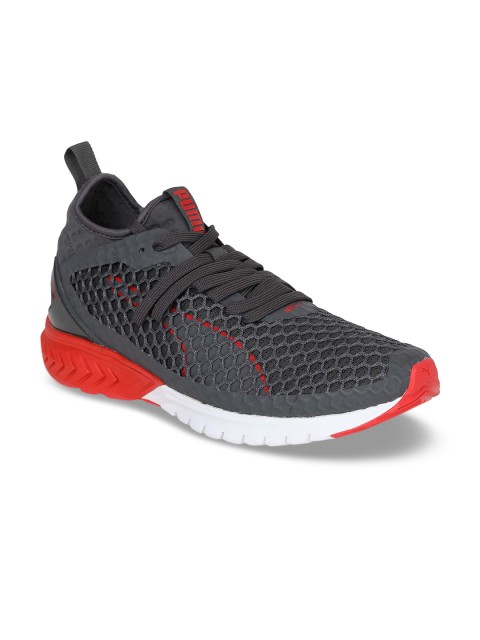 

Puma Men Grey IGNITE Dual NETFIT Running Shoes