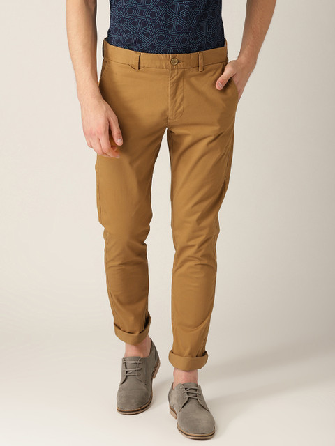 

United Colors of Benetton Khaki Slim Fit Regular Trousers