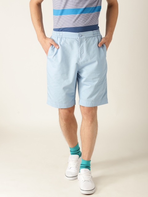 

United Colors of Benetton Men Blue Chino Shorts