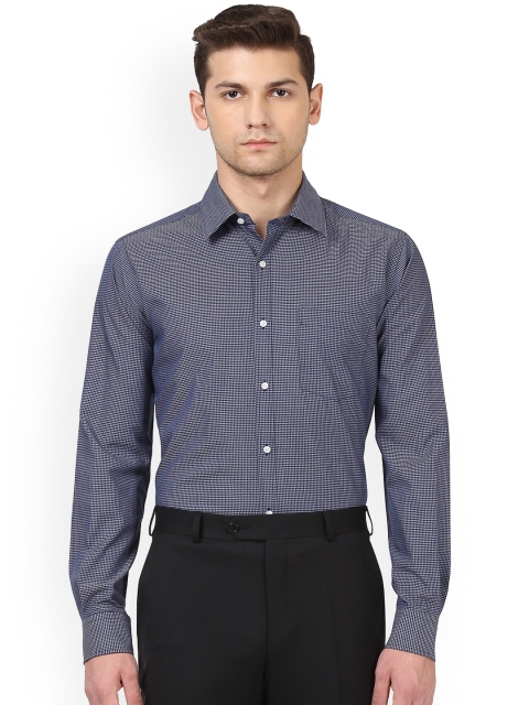 

Park Avenue Men Blue Formal Shirt, Navy blue