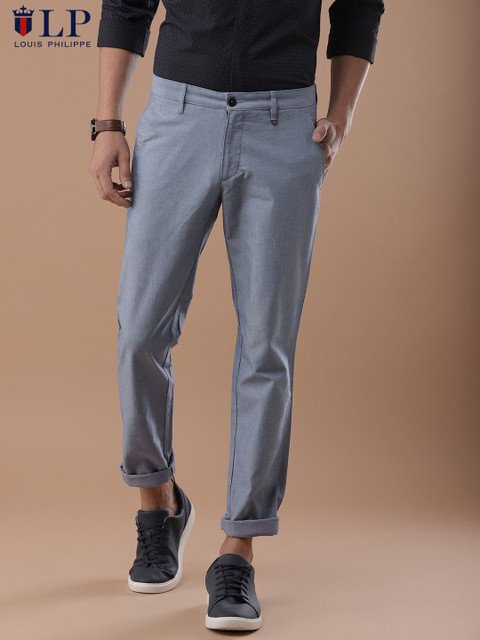 

Louis Philippe Sport Men Blue Slim Fit Solid Chinos