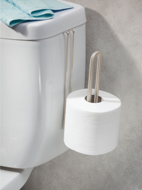 

INTERDESIGN Metal Paper Towel Holder, Metallic