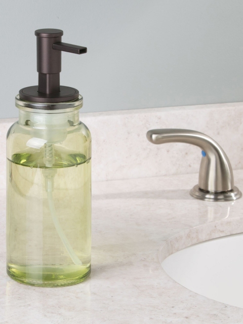 

INTERDESIGN Green & Bronze Soap Dispenser