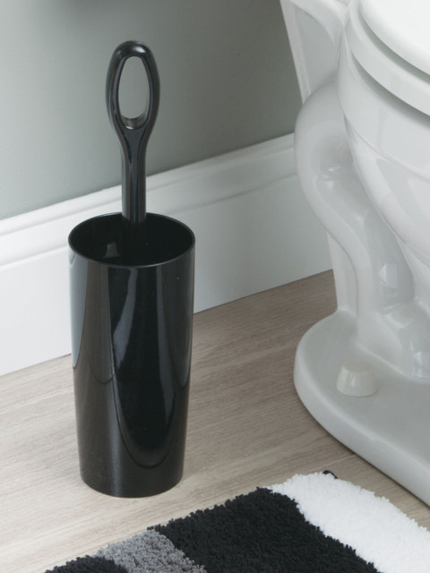 

INTERDESIGN Black Toilet Brush Holder