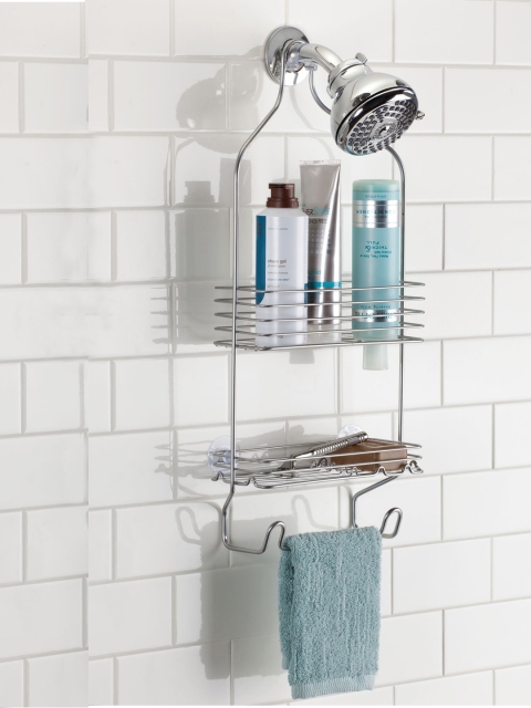 

INTERDESIGN Silver-Toned Bathroom Caddy