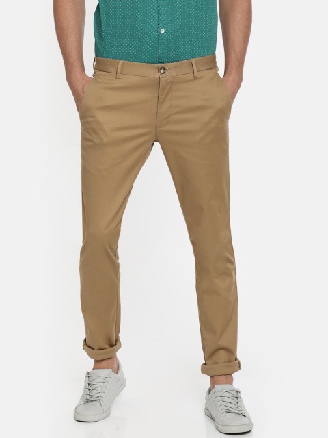

Parx Men Brown Slim Fit Solid Chinos