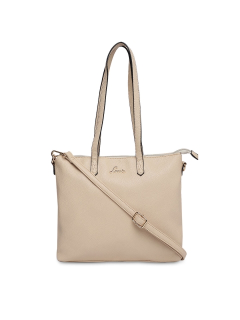 

Lavie Beige Solid Handheld Bag