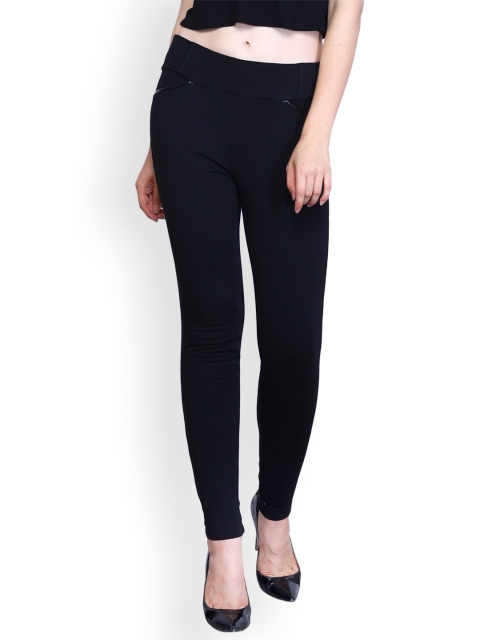 

Westwood Black Solid Jeggings