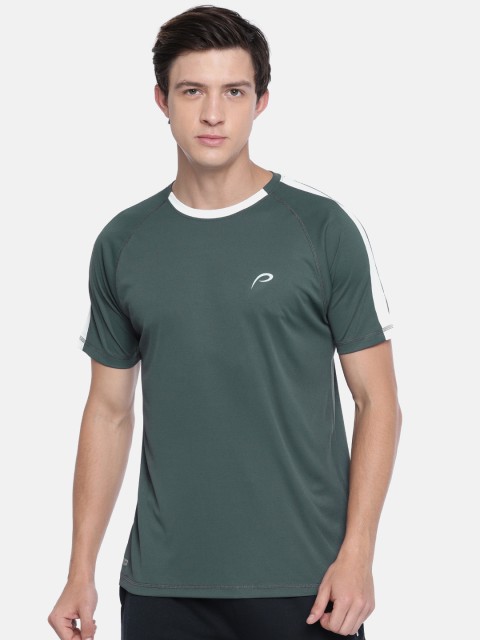 

Proline Active Men Grey Solid Round Neck Pro-Dry T-shirt