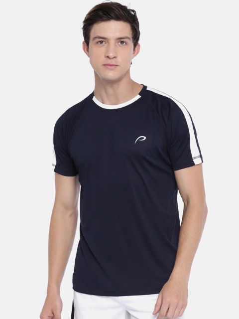 

Proline Active Men Navy Blue Solid Round Neck Pro-Dry T-shirt