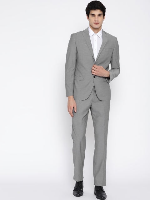 

OVS Men Grey Regular Fit Single-Breasted Formal Suit