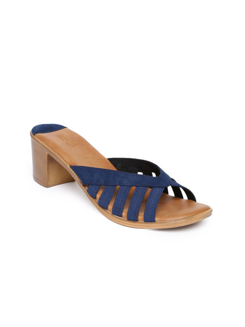 

Inc 5 Women Navy Blue Solid Heels