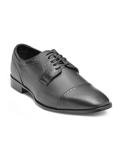 

Franco Leone Men Black Formal Leather Derbys