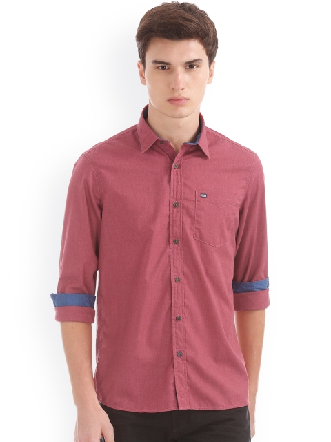 

Arrow Sport Men Coral Slim Fit Solid Casual Shirt