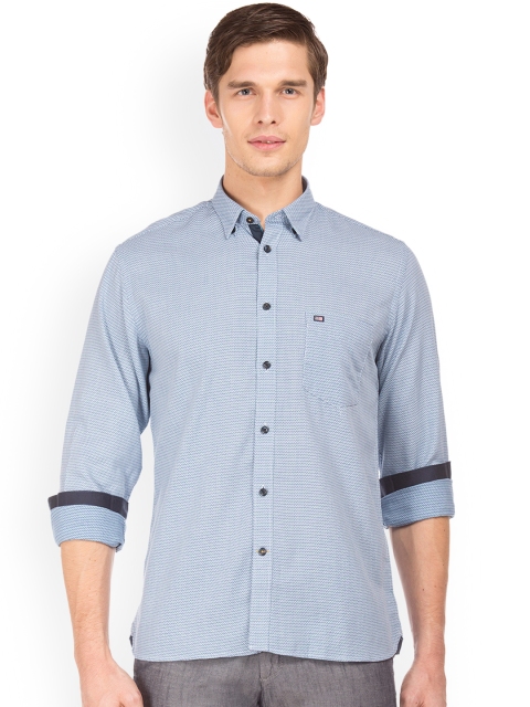 

Arrow Sport Men Blue Striped Formal Shirt