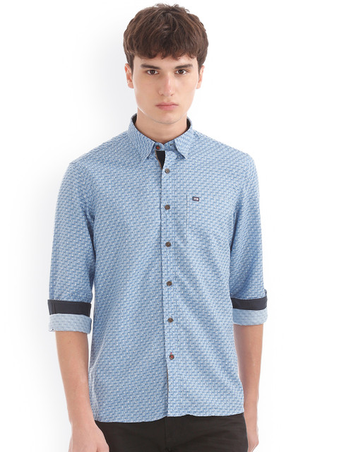 

Arrow Sport Men Blue Slim Fit Printed Casual Shirt