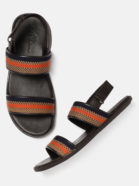 

Mast & Harbour Men Brown Comfort Sandals
