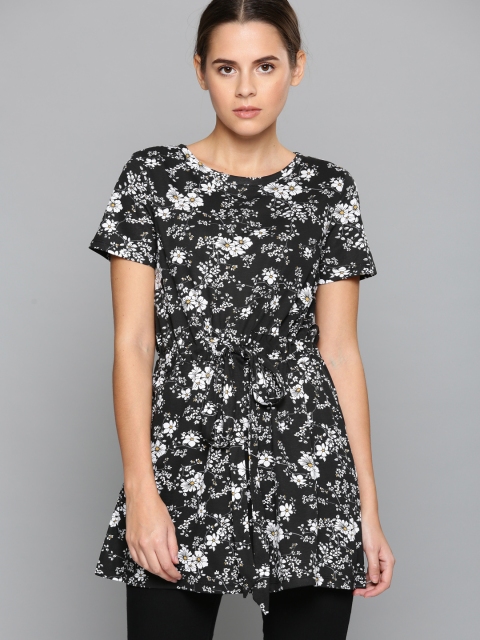 

Chemistry Black & White Printed Tunic