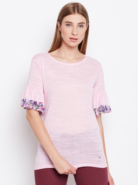 

Monte Carlo Women Pink Solid Top