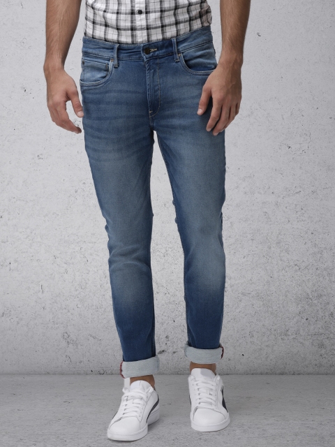 

Ecko Unltd Men Blue Super Slim Fit Mid-Rise Clean Look Stretchable Jeans