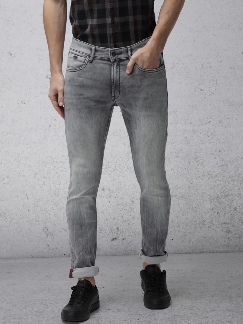 

Ecko Unltd Men Grey Slim Fit Mid-Rise Clean Look Stretchable Jeans