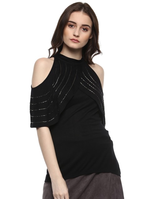 

Kazo Women Black Solid Top