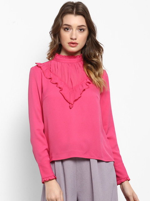 

Kazo Women Pink Solid Top