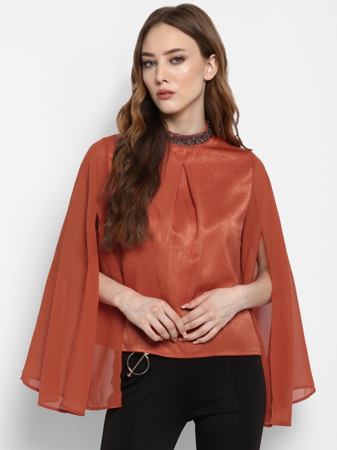 

Kazo Women Rust Solid Top