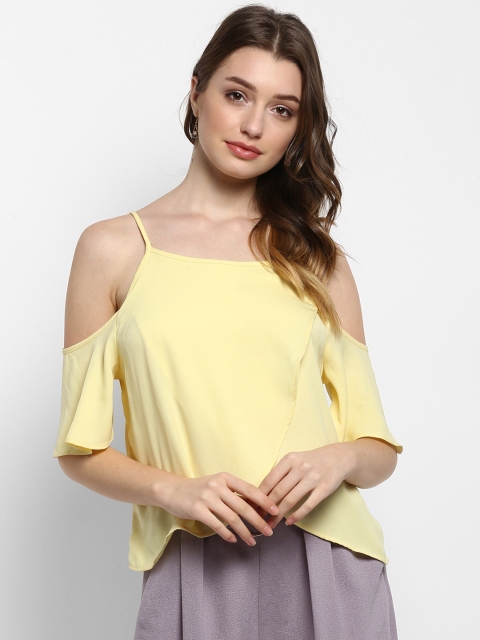 

Kazo Women Yellow Solid Top