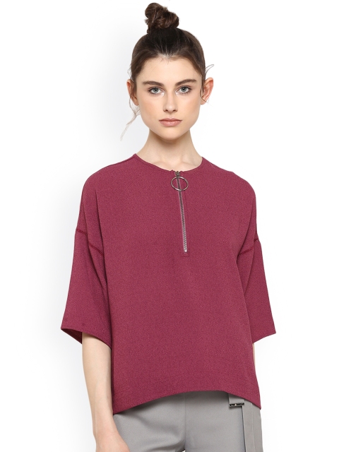 

Kazo Women Magenta Solid Top