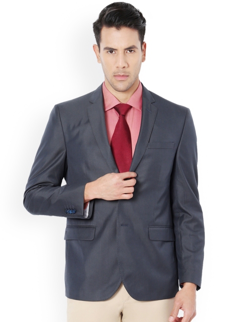 

Van Heusen Grey Slim Fit Single-Breasted Blazer