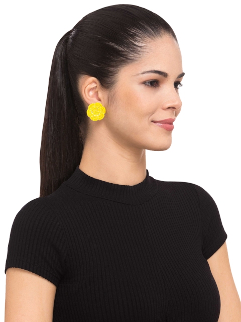 

Pipa Bella Yellow Floral Studs