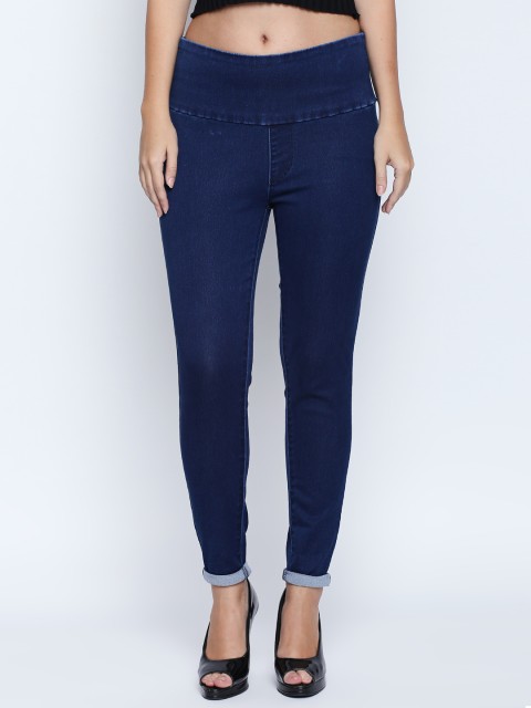 

High Star Women Blue Solid Slim Fit Jeggings