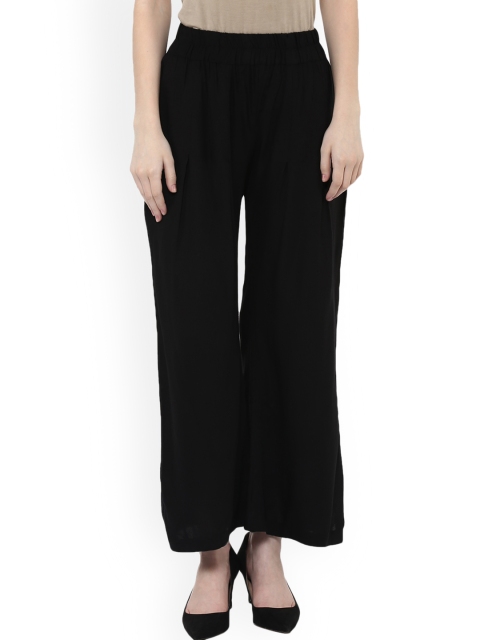 

Hapuka Women Black Straight Solid Palazzos