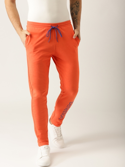

United Colors of Benetton Orange Solid Track Pants