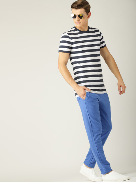 

United Colors of Benetton Blue Solid Track Pants