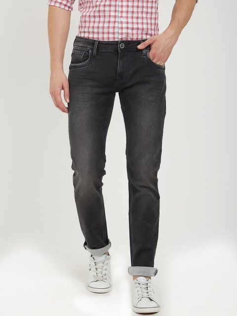 

Integriti Men Black Slim Fit Mid-Rise Clean Look Jeans