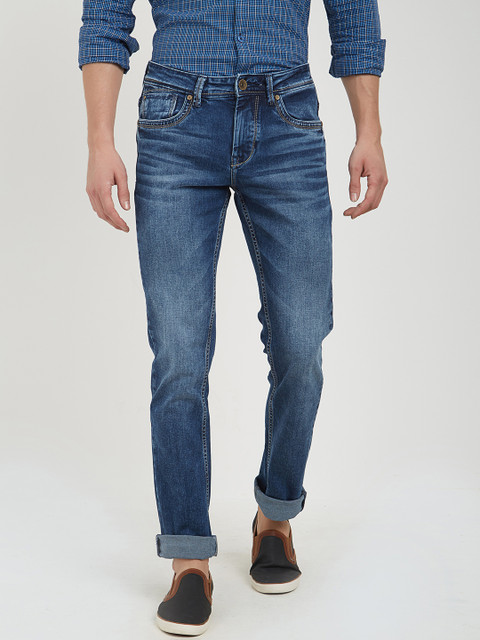 

Integriti Men Blue Slim Fit Mid-Rise Clean Look Jeans