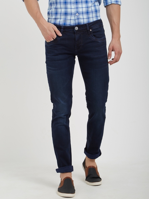 

Integriti Men Blue Slim Fit Mid-Rise Clean Look Jeans