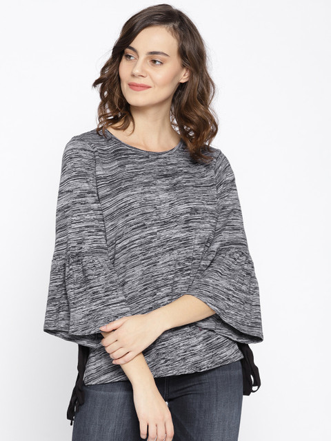 

Vero Moda Women Grey Printed Top
