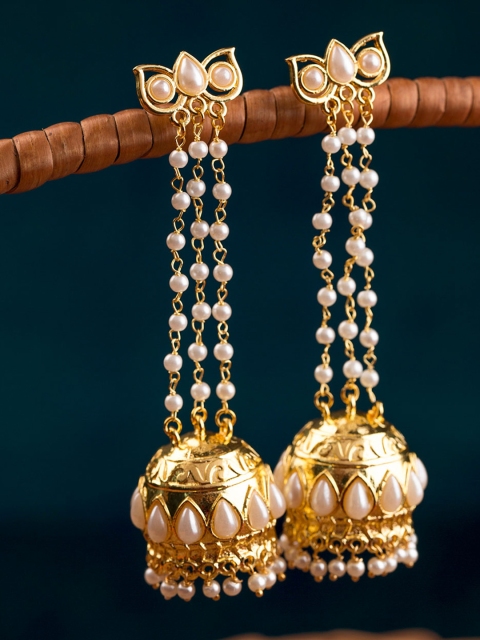 

Voylla Gold-Plated Classic Jhumkas