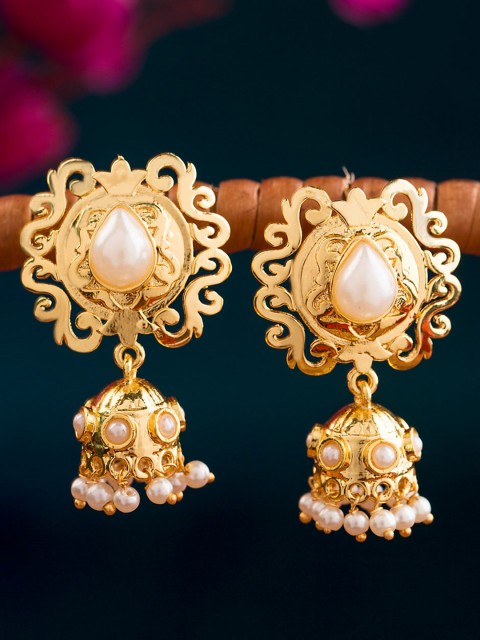 

Voylla Gold-Plated Classic Jhumkas