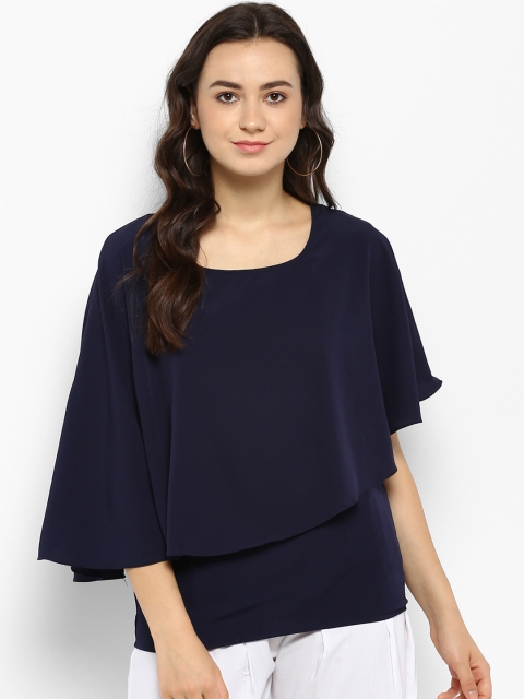 

Hapuka Women Navy Blue Solid Top