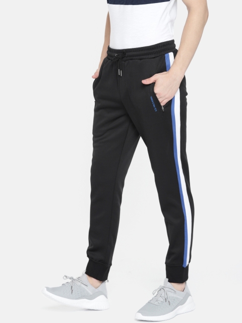 

U.S. Polo Assn. Men Black Solid Straight Fit Jogger