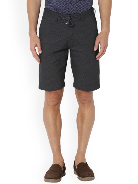 

Van Heusen Sport Men Charcoal Printed Regular Shorts