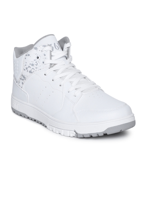 

361 Degree Men White Fur Skateboarding Shoes