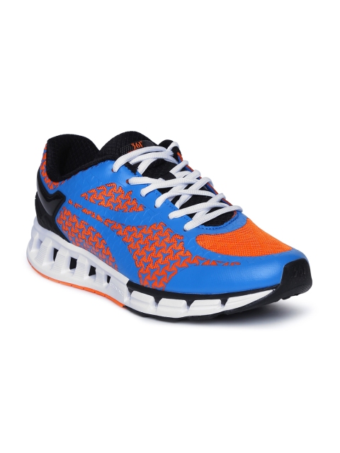

361 Degree Men Blue & Orange Performance Running Shoes
