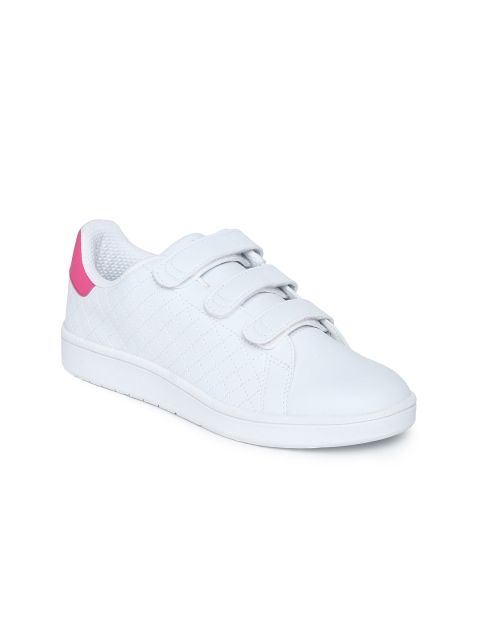 

361 Degree Women White Skateboarding Shoes