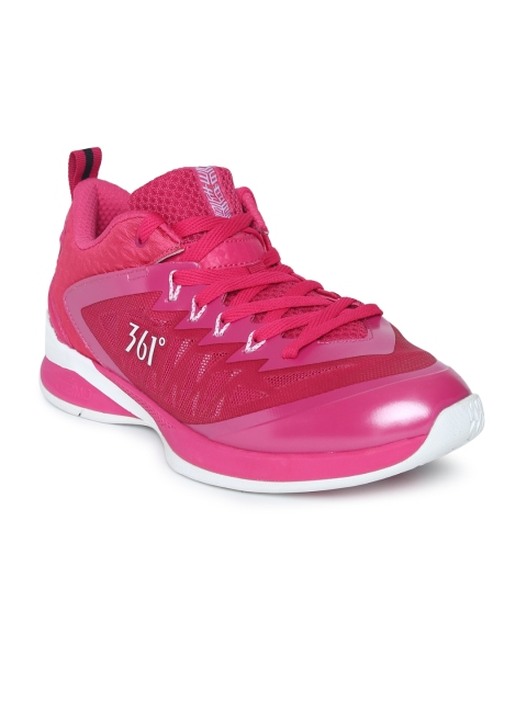 

361 Degree Men Pink Basketball Shoes